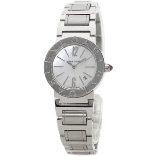 Pre-owned Stainless Steel watches , female, Sizes: ONE SIZE - Bvlgari Vintage - Modalova