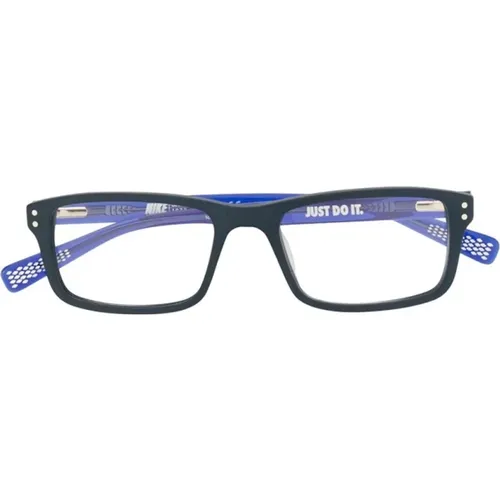Schwarze Opche Brille für den täglichen Gebrauch , unisex, Größe: 47 MM - Nike - Modalova