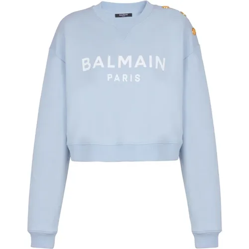 Sweatshirt it Balain Paris-Print - Balmain - Modalova