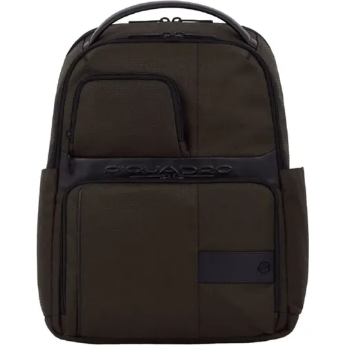 Grüne Bucket Bag Rucksack mit Technischen Funktionen - Piquadro - Modalova