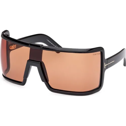 Parker Shiny Sunglasses , male, Sizes: L - Tom Ford - Modalova