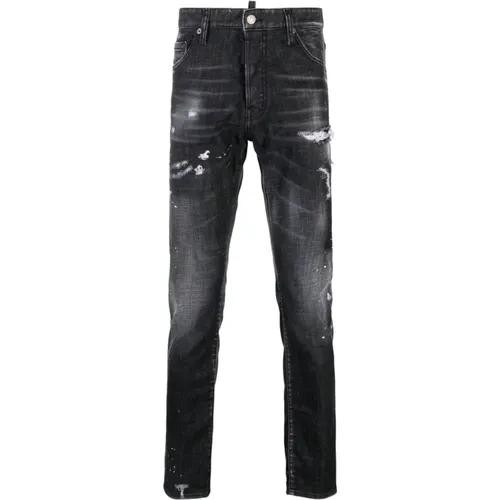 Jeans with 3.5cm Heel , male, Sizes: 3XL, XL, S, M, 2XL, L, XS - Dsquared2 - Modalova