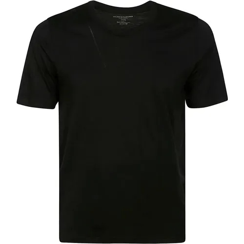 Half-Sleeved Lyocell T-Shirt , male, Sizes: M, L, S - majestic filatures - Modalova