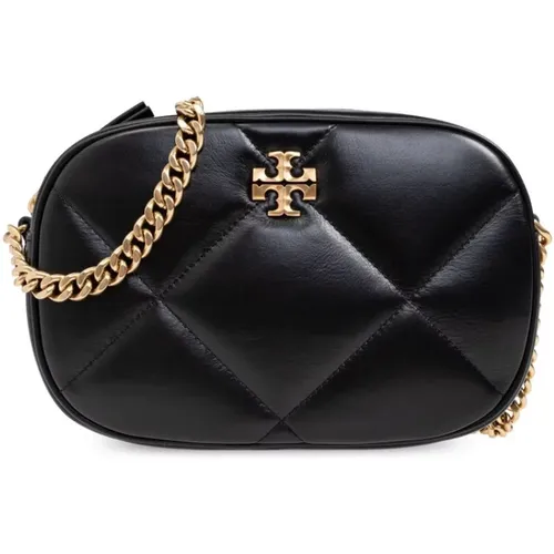 Gepolsterte Leder-Schultertasche mit Kette - TORY BURCH - Modalova