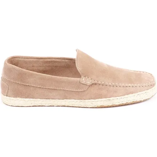 Handgefertigte Wildleder Espadrilles Ortholite Einlegesohle - Testoni - Modalova