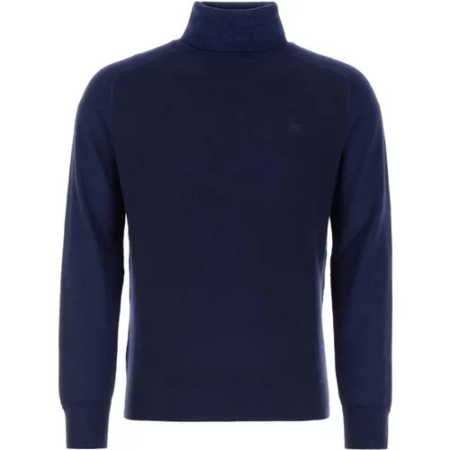 Stilvoller Blauer Wollpullover , Herren, Größe: M - ETRO - Modalova