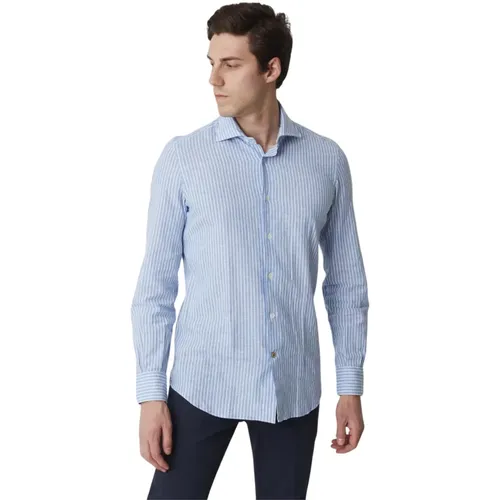 Casual Shirts , male, Sizes: 3XL, L - Mazzarelli - Modalova