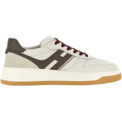 Ivory Sneakers with Memory Foam , male, Sizes: 3 UK, 9 UK, 5 UK, 6 UK, 10 UK, 6 1/2 UK, 3 1/2 UK, 4 UK, 8 UK, 5 1/2 UK, 2 UK, 7 1/2 UK, 2 1/2 UK, 7 UK - Hogan - Modalova