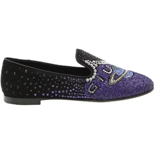 Suede espadrilles , female, Sizes: 2 UK - giuseppe zanotti - Modalova