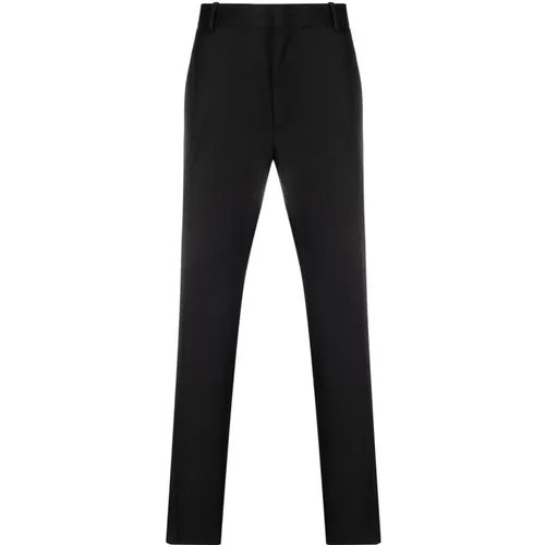 Classic Wool Trousers with Side Stripes , male, Sizes: M - alexander mcqueen - Modalova
