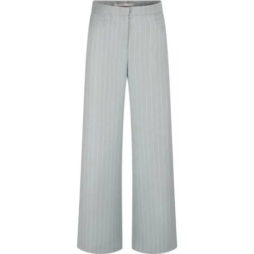 Gestreifte Chino Style Hose - RAFFAELLO ROSSI - Modalova