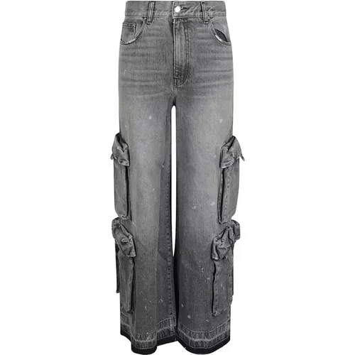 Stone Grey Italienische Rigid Damen Jeans - Amiri - Modalova