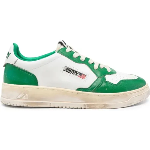 Vintage Low Top Leder Sneakers - Autry - Modalova