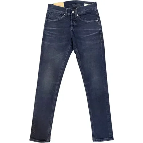 Dunkle Stretch-Denim-Jeans , Herren, Größe: W29 - Dondup - Modalova
