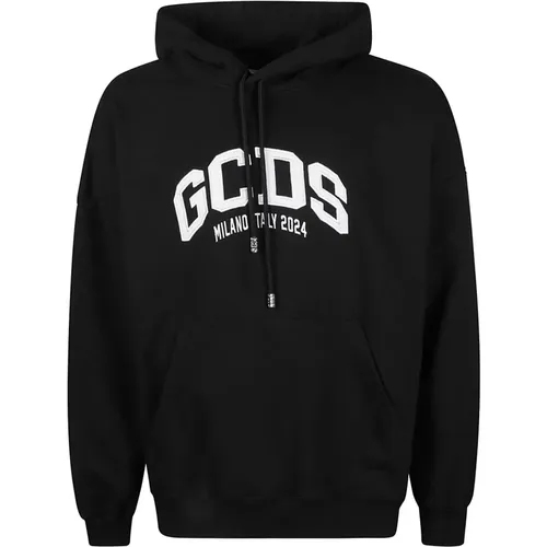 Oversized Cotton Jersey Hoodie , male, Sizes: XL, S, L - Gcds - Modalova