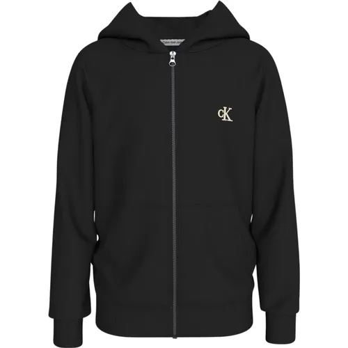 Schwarzer Hoodie Pullover Stil - Calvin Klein - Modalova