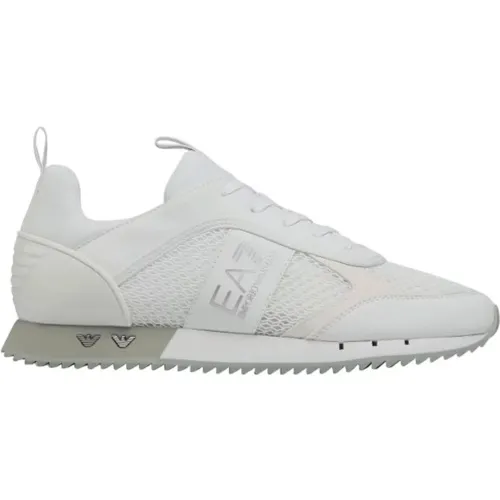 Stylische weiße Sneaker , Herren, Größe: 39 EU - Emporio Armani EA7 - Modalova