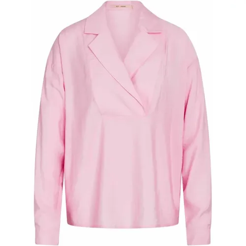 Elegant Wrap Blouse in Rosewater , female, Sizes: M, S - RUE de Femme - Modalova