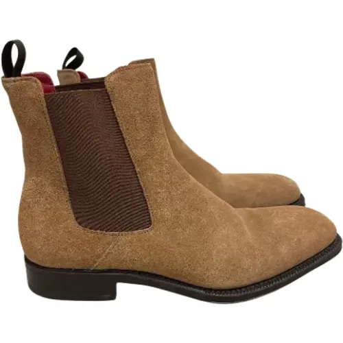 Pre-owned Suede boots , female, Sizes: 7 UK - Alexander McQueen Pre-owned - Modalova