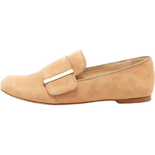 Pre-owned Suede flats , female, Sizes: 5 UK - Chloé Pre-owned - Modalova