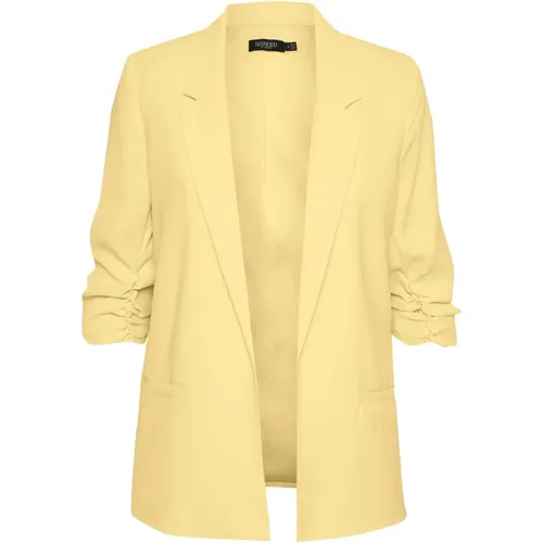 Pale Banana Blazer Jacke - Soaked in Luxury - Modalova