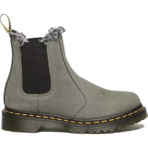 Chelsea Leonore Nickel Grey Boot , male, Sizes: 3 UK - Dr. Martens - Modalova