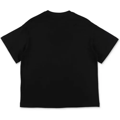 Schwarzes Baumwoll-Jersey-Jungen-T-Shirt - Fendi - Modalova