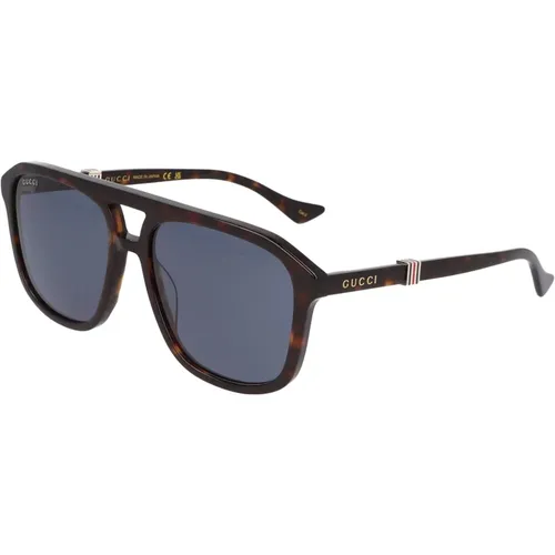 Square Frame Sunglasses , unisex, Sizes: 57 MM - Gucci - Modalova