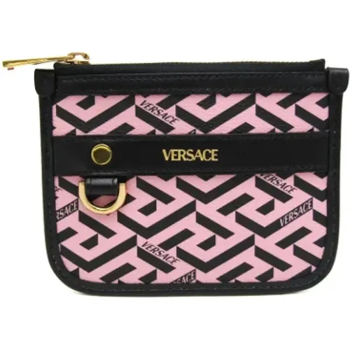 Pre-owned Leather pouches , female, Sizes: ONE SIZE - Versace Pre-owned - Modalova