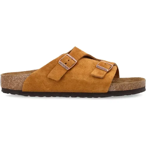 Closed Mink Sandals , male, Sizes: 9 UK - Birkenstock - Modalova