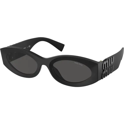 Matte Sunglasses , female, Sizes: 54 MM - Miu Miu - Modalova