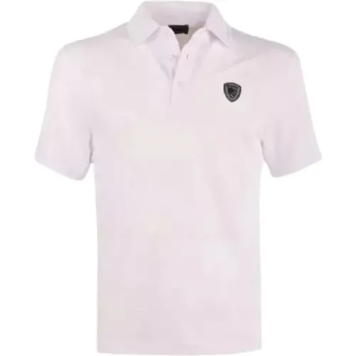Basic Polo Shirt , male, Sizes: L - Blauer - Modalova