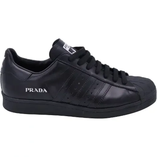 Pre-owned Leather sneakers , male, Sizes: 6 1/2 UK - Prada Vintage - Modalova