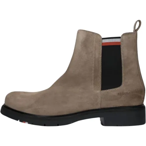 Rwb Hilfiger Suede Chelsea Stiefel , Herren, Größe: 45 EU - Tommy Hilfiger - Modalova