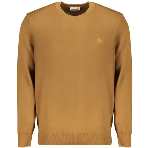 Brauner Baumwollpullover , Herren, Größe: L - Timberland - Modalova