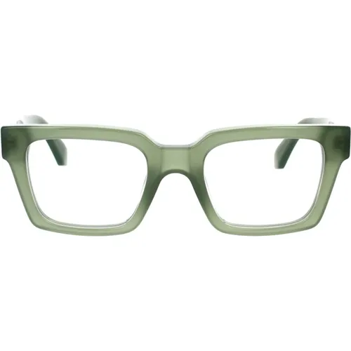 Grüne Rechteckige Style 21 Brille - Off White - Modalova