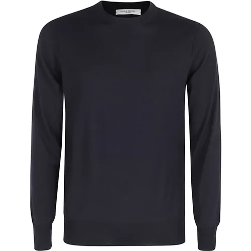 Stylischer G Hals Pullover , Herren, Größe: L - Paolo Pecora - Modalova