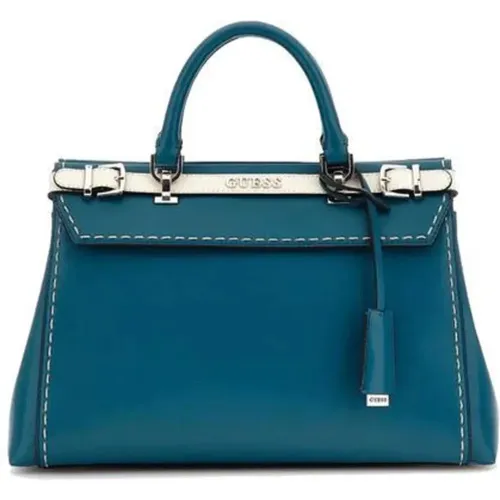 Aqua Blaue Rechteckige Handtasche,Handbags - Guess - Modalova