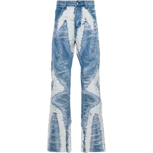 EV Bravado Blaue Jeans mit Distressed-Effekt , Herren, Größe: W34 - Who Decides War - Modalova