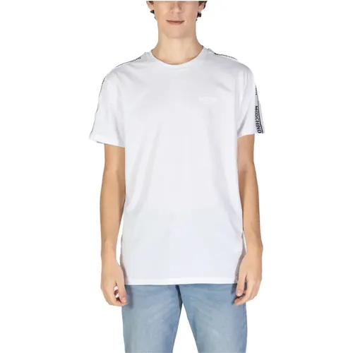 Baumwoll Herren T-Shirt und Polo , Herren, Größe: M - Moschino - Modalova