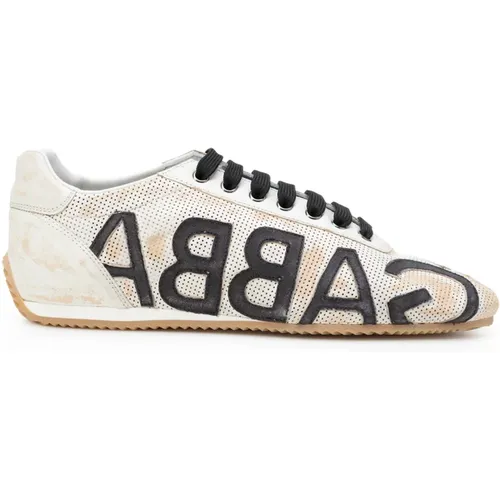 Leder-Upgrade-Sneakers für Herren , Herren, Größe: 41 1/2 EU - Dolce & Gabbana - Modalova