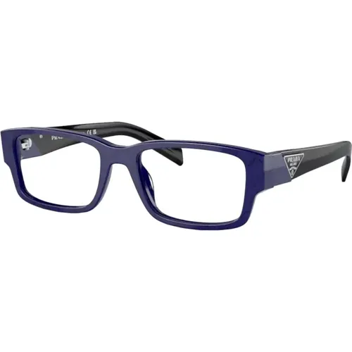 Blau Marmor Brillengestelle,Glasses - Prada - Modalova