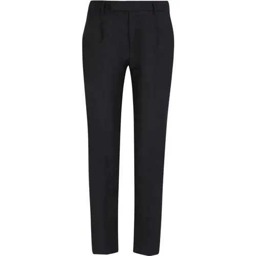 Tailored trousers by . The hallmarks of this brand hae always been a formal style, a tailored cut and top quality fabrics , male, Sizes: L - PT Torino - Modalova