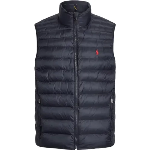 The Packable Vest - Marine , male, Sizes: XL - Polo Ralph Lauren - Modalova