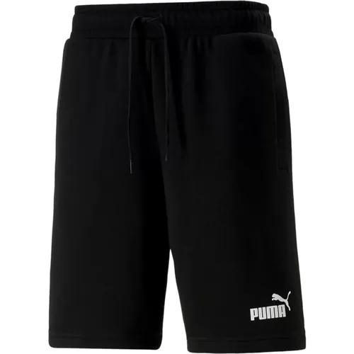 Schwarze Shorts mit Kleinem Logo - Puma - Modalova