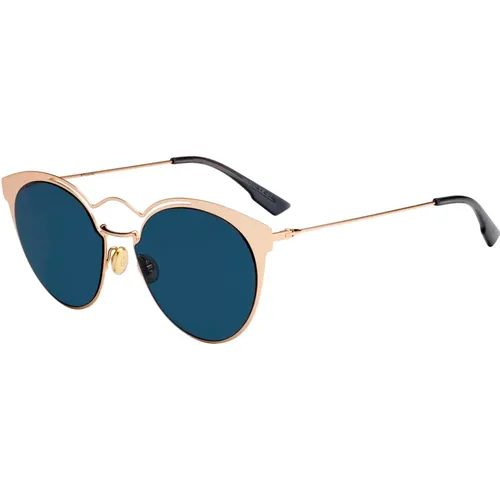 Rose Gold/Blue Sunglasses Nebula , female, Sizes: 54 MM - Dior - Modalova