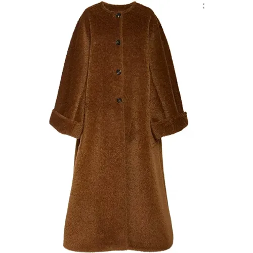 Oversized Alpaca and Wool Coat , female, Sizes: 3XS - Max Mara - Modalova
