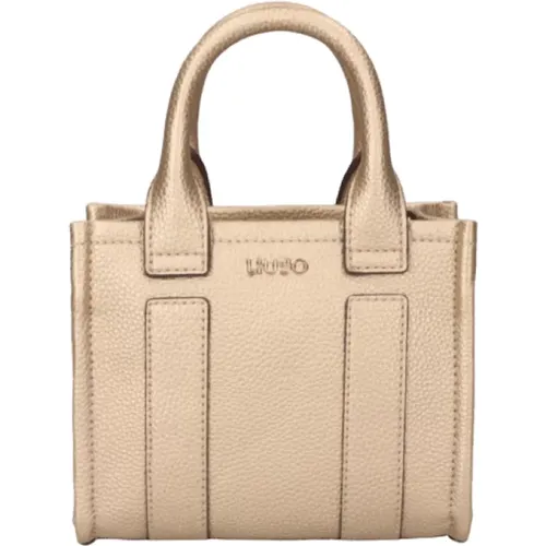 Goldene Tote Tasche mit verstellbarem Riemen - Liu Jo - Modalova