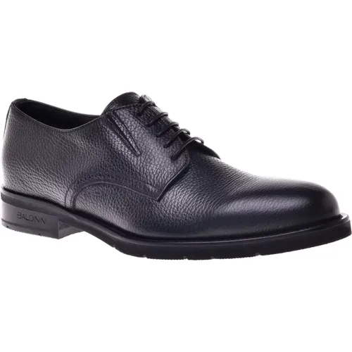 Calf Leather Lace-up Shoe , male, Sizes: 7 1/2 UK - Baldinini - Modalova