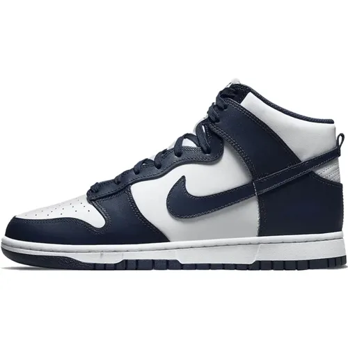 Midnight Navy Dunk High Sneakers , Herren, Größe: 37 1/2 EU - Nike - Modalova